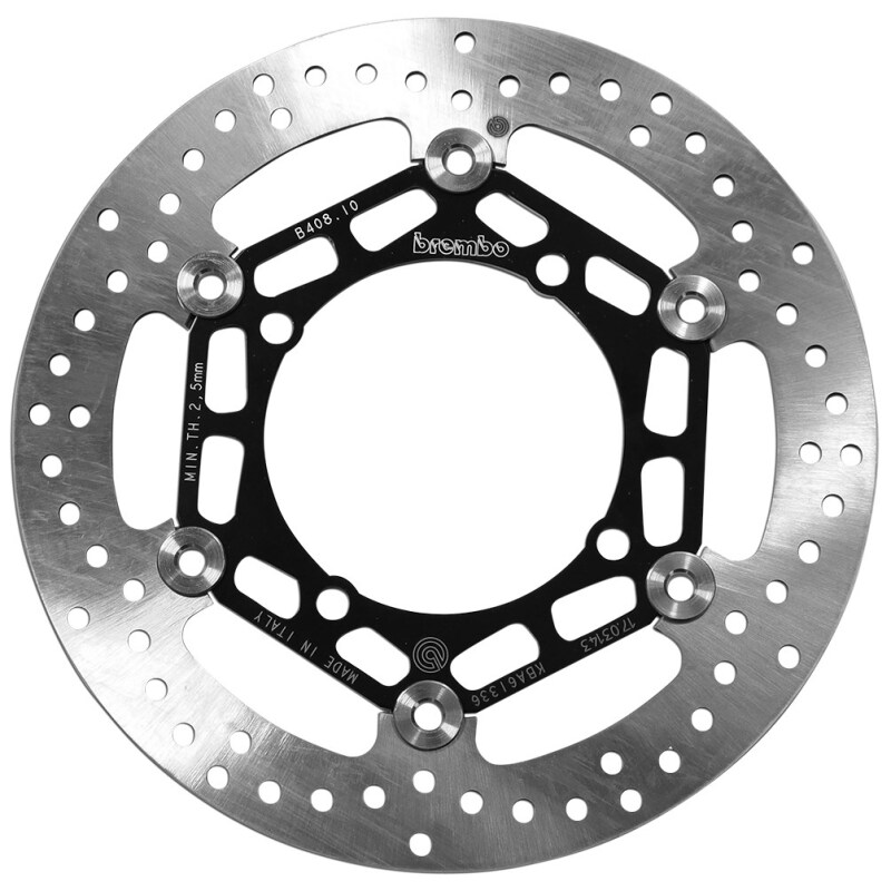 Kawasaki KDX Brake Rotor (1) - Front - Brembo OE Powersports - Slotted - `90-`03